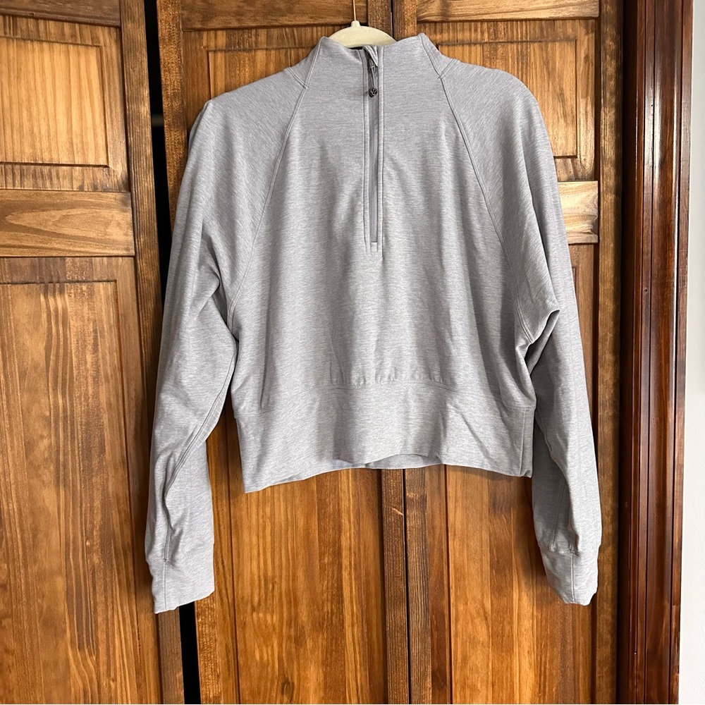 Lululemon Cropped Quarter Zip Top